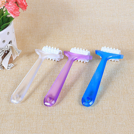 Small Plastic Roller Face Massager for Glowing Skin